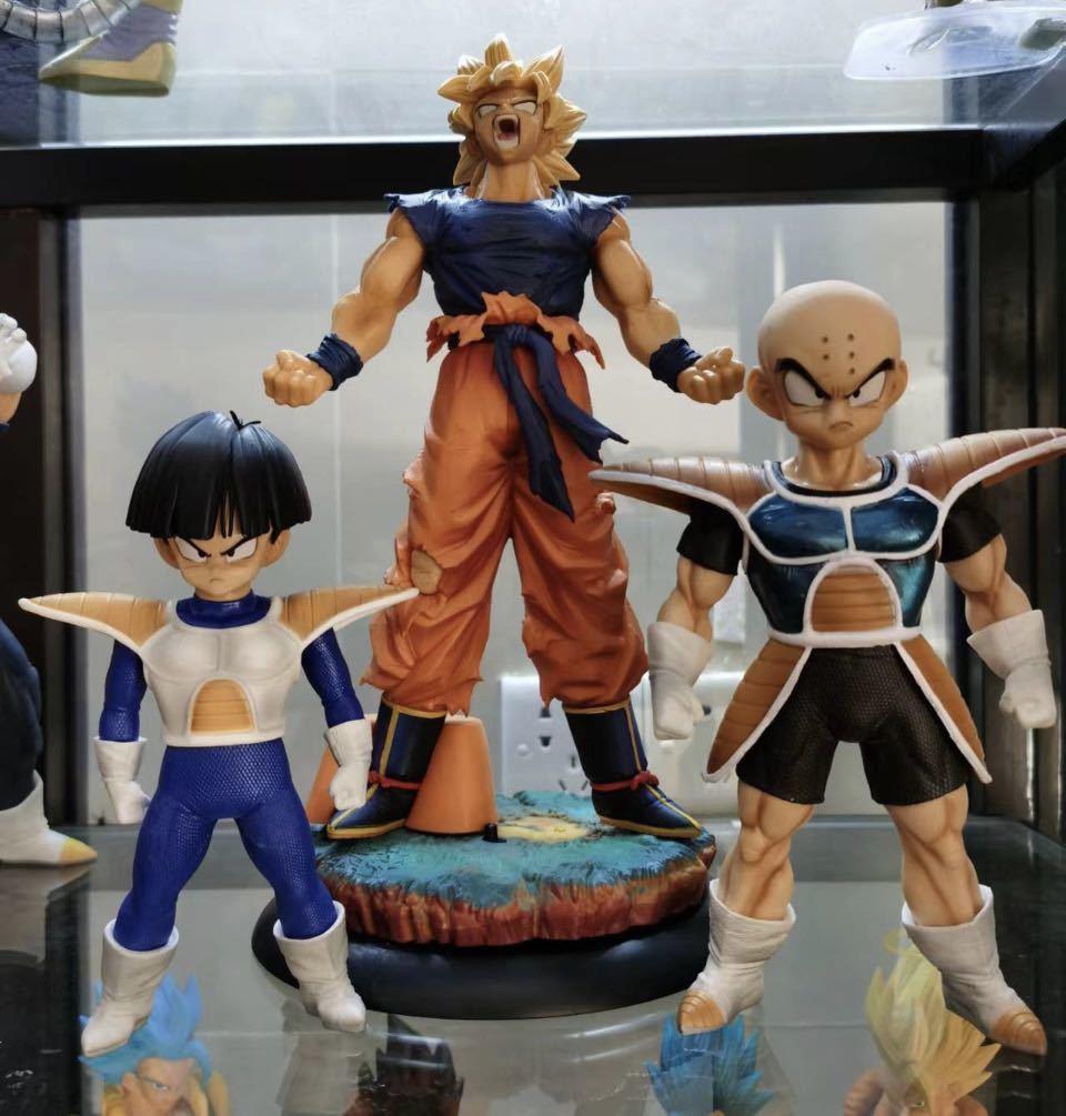 24cm クリリン 孫悟飯 ドラゴンボール フィギュア PVC製品 ガレージ