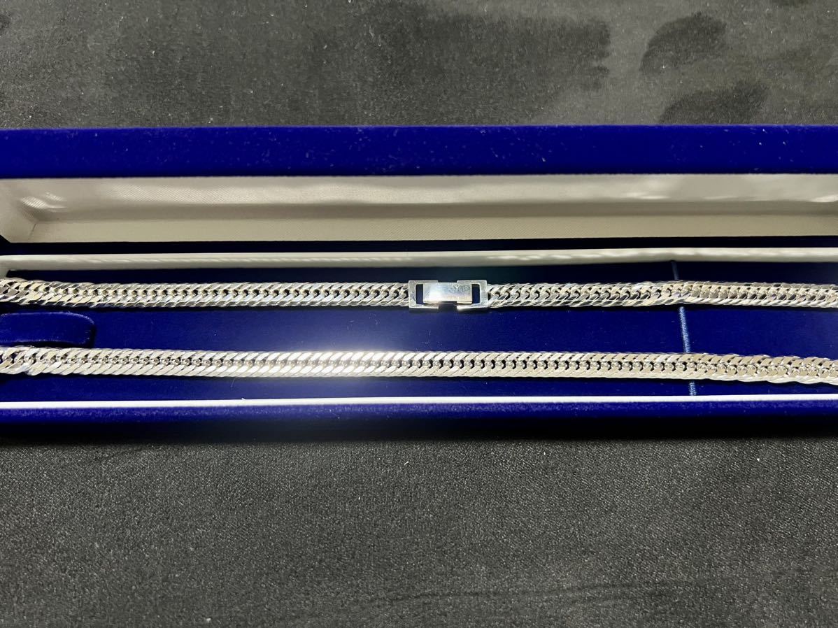 シルバー925 12面トリプルカット 喜平 ネックレス 50cm 新品