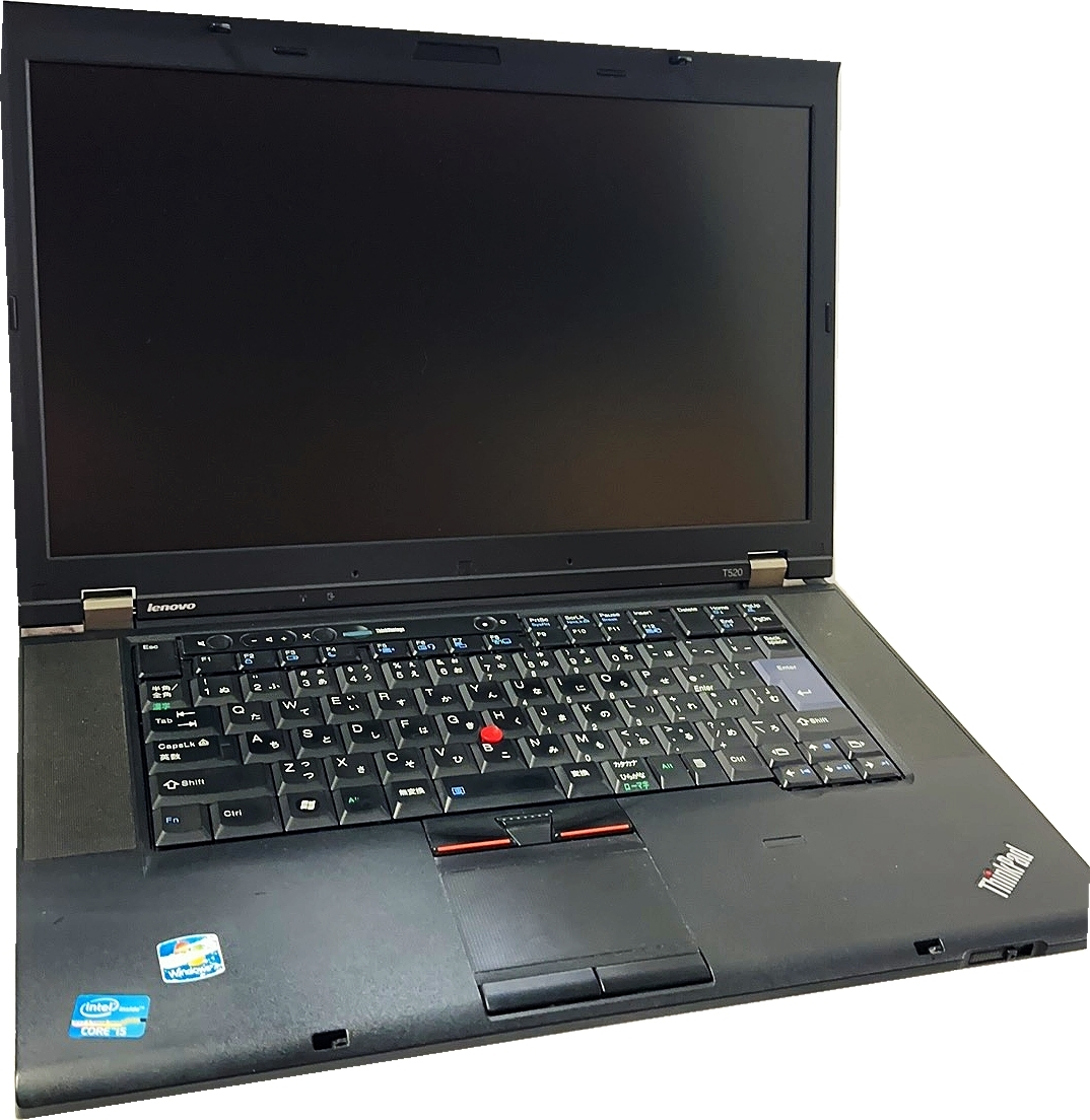 良品 Lenovo-T520 15.6型大尺寸ノートパソコン Corei5-2410M・8GB・SSD120GB・DVDマルチ・Win11Pro・Office2021・無線LAN付き　　6271_画像1