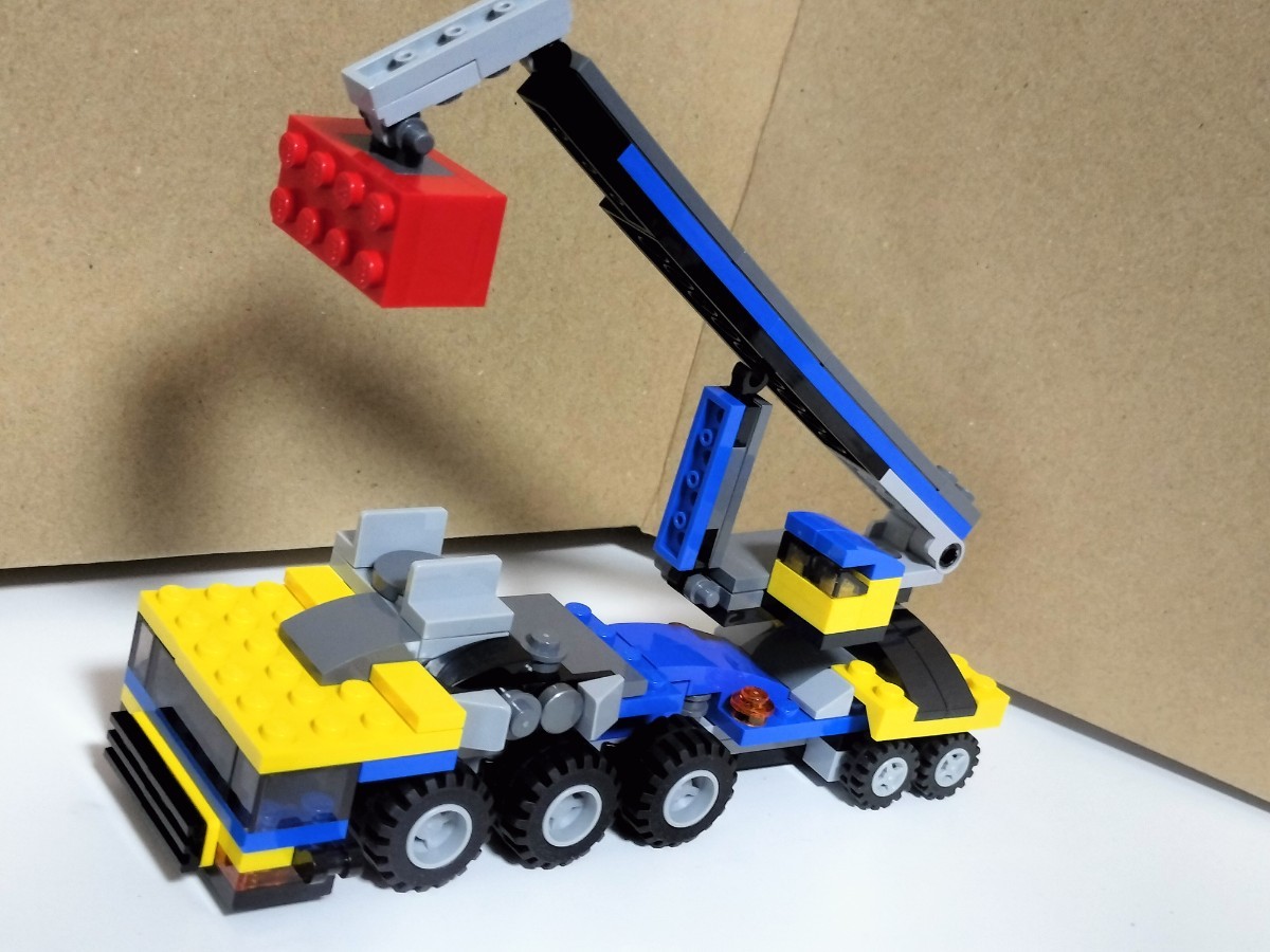 送料無料即決希望　LEGO　レゴ　クリエイター　3in1　車両輸送車　31033　レッカー車　クレーン車　働く車　色々作れる　 タイヤ多数｜Yahoo!フリマ（旧PayPayフリマ）