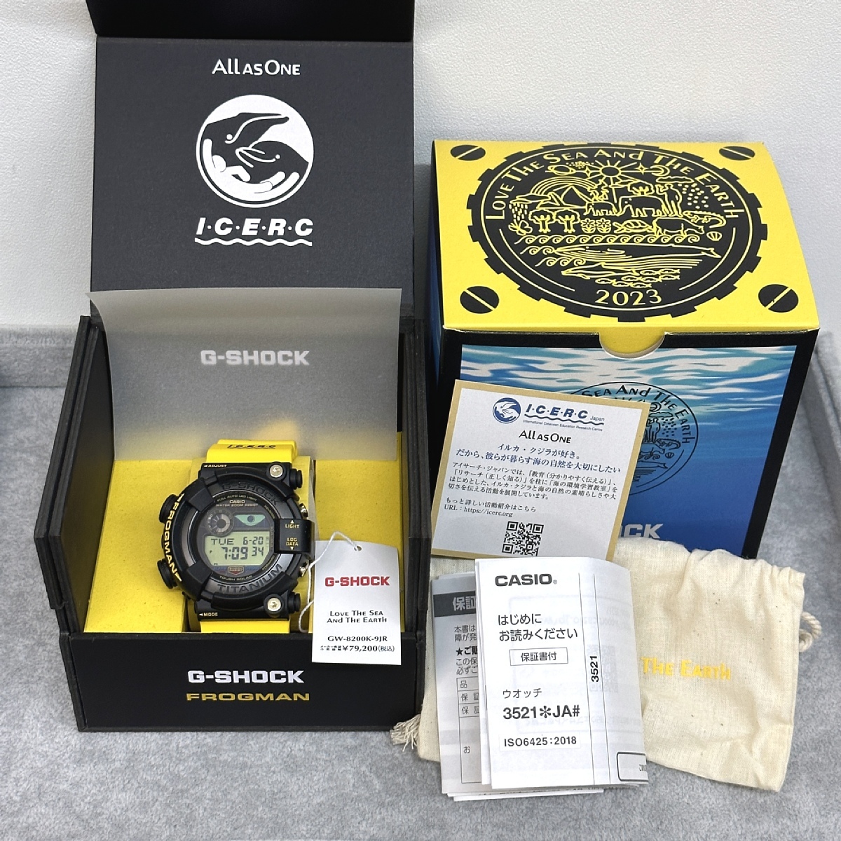 憧れ G-SHOCK GW-8200K-9JR イルクジ フロッグマン