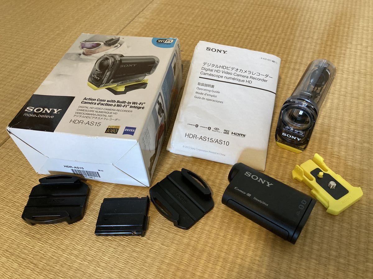 ジャンク品 SONY ソニー デジタルHDビデオカメラ レコーダー HDR-AS15