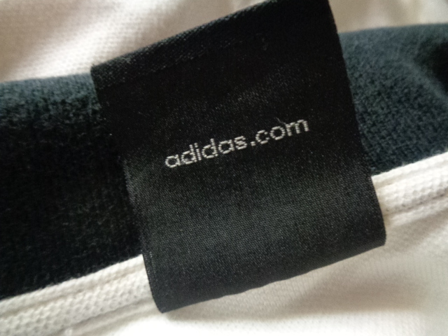 アディダス adidas メンズ ゴルフウェア 半袖シャツ ポロシャツ ホワイト 白 メンズ サイズO 鹿の子_画像4