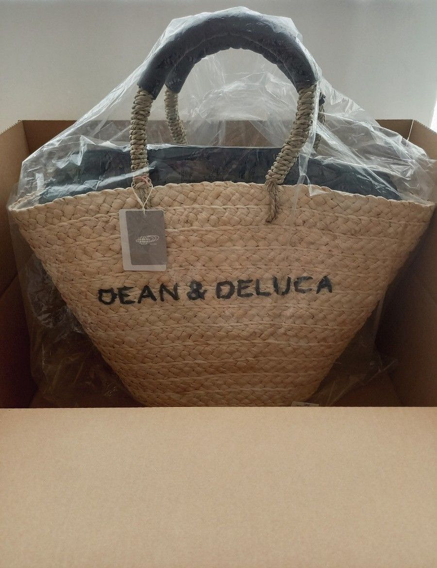 最終価格 DEAN & DELUCA × BEAMS COUTURE 保冷カゴバッグ 大 - バッグ