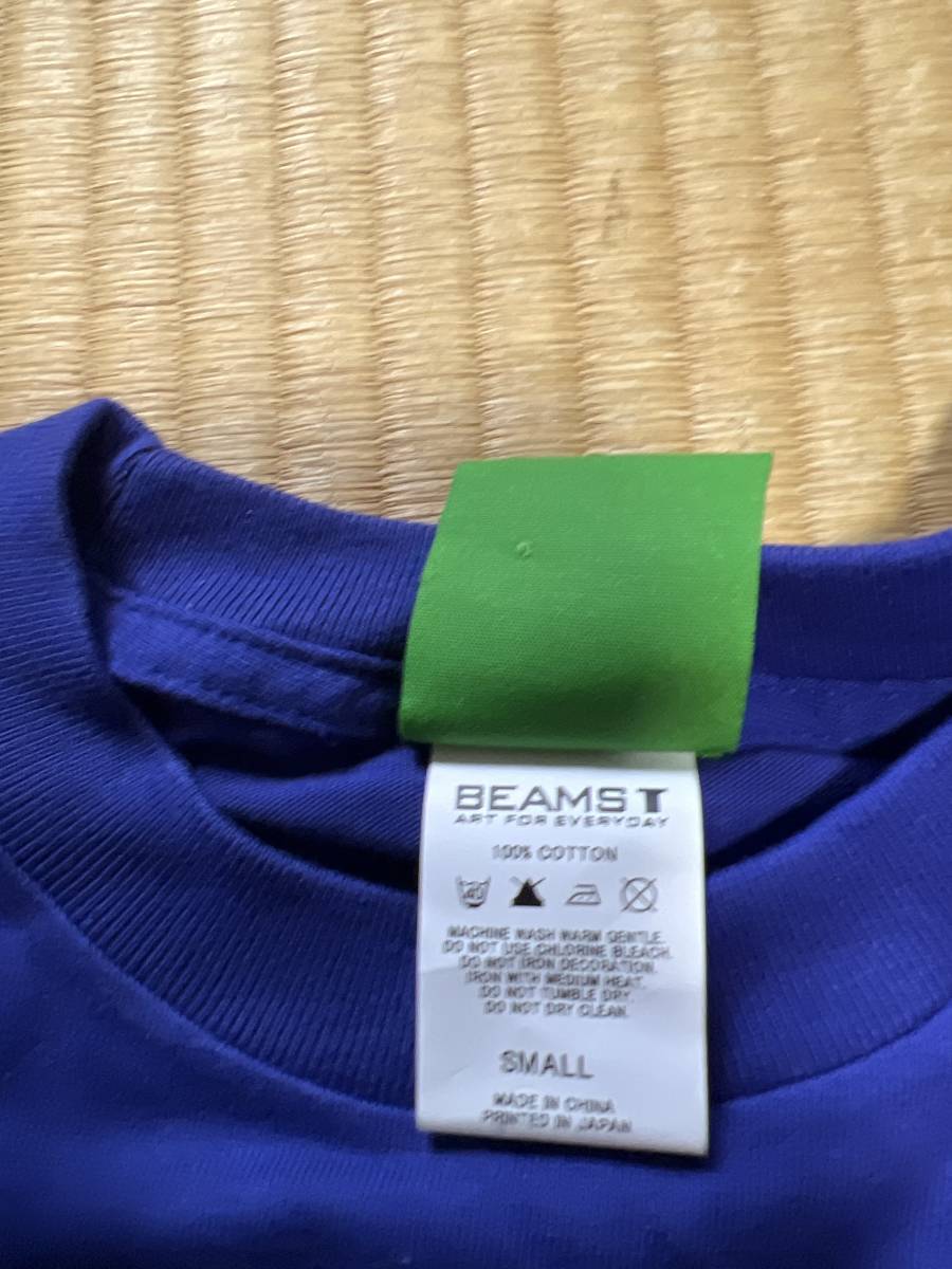 BEAMS TシャツSサイズブルー_画像6