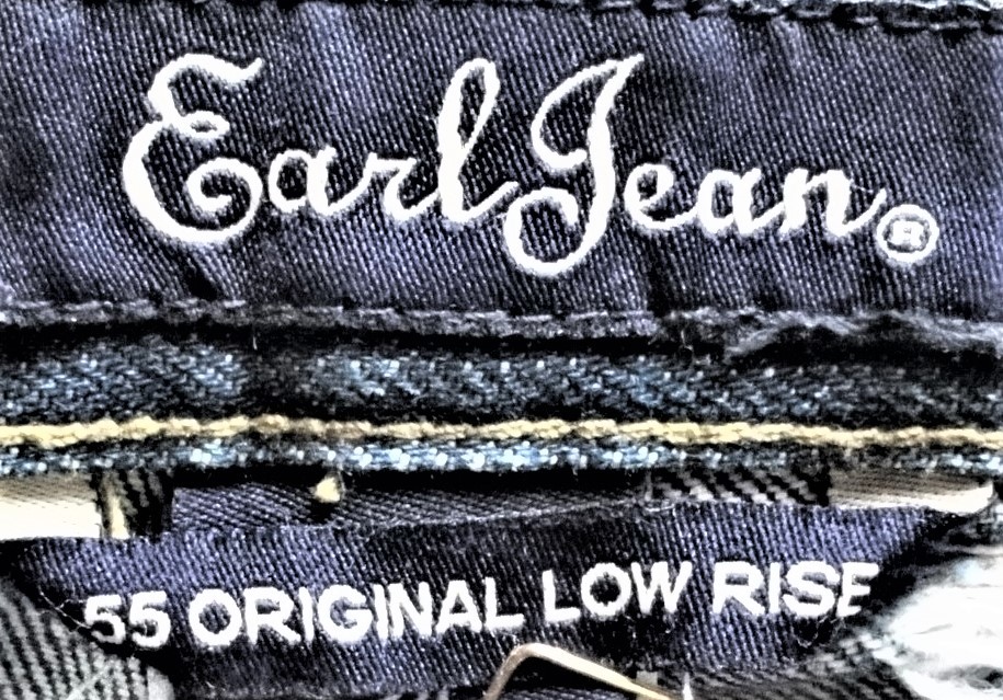  free shipping Earl Jean Earl Jean 55original low rise damage processing size :24