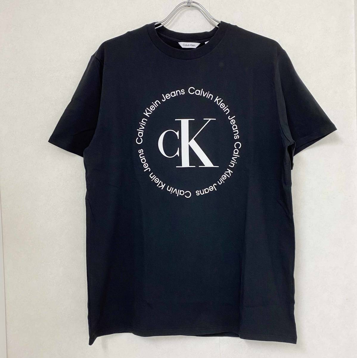 新品 M カルバンクラインジーンズ メンズ 半袖 Tシャツ US-S ブラック