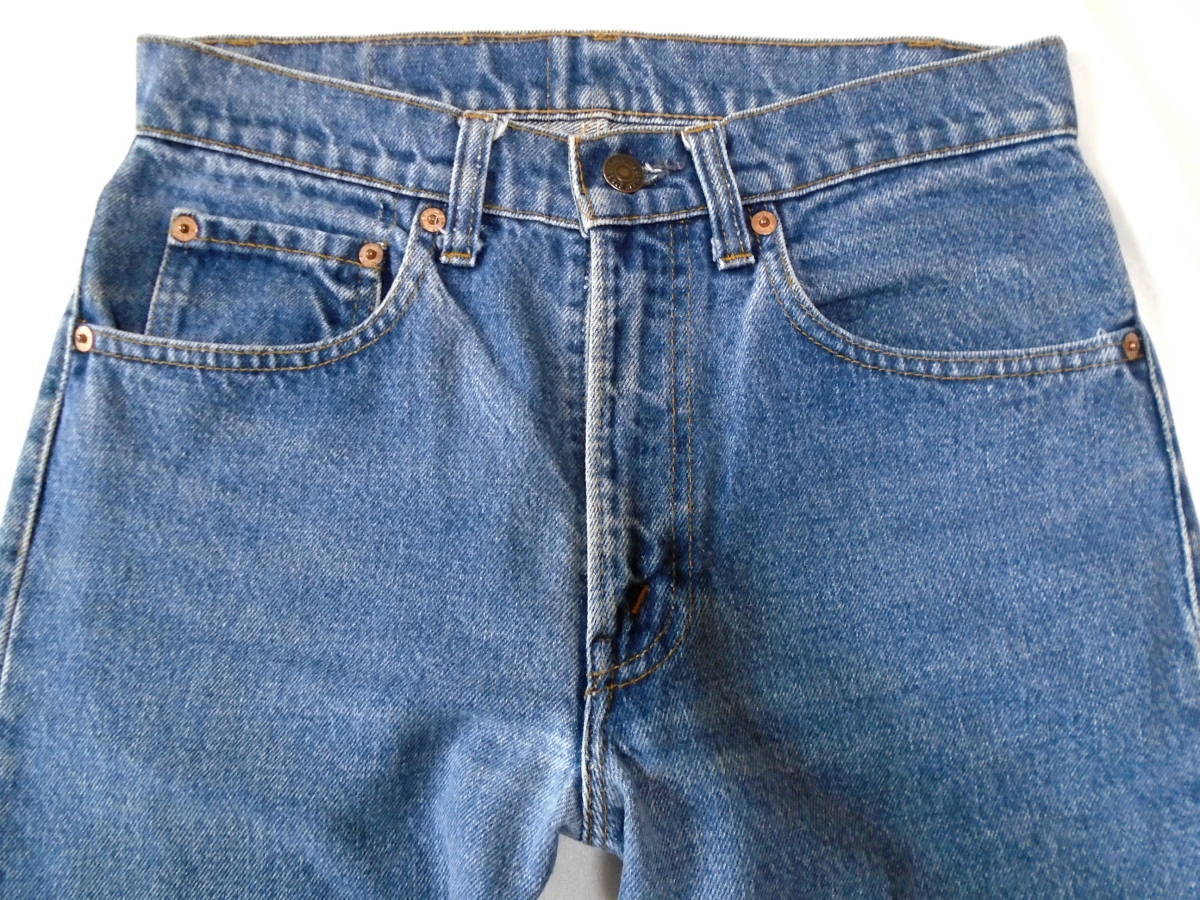 希少 80年代 Levi's 505-0217 赤タブ 金脇割 ハチマル 米国製 (W:28 L:32)_画像3