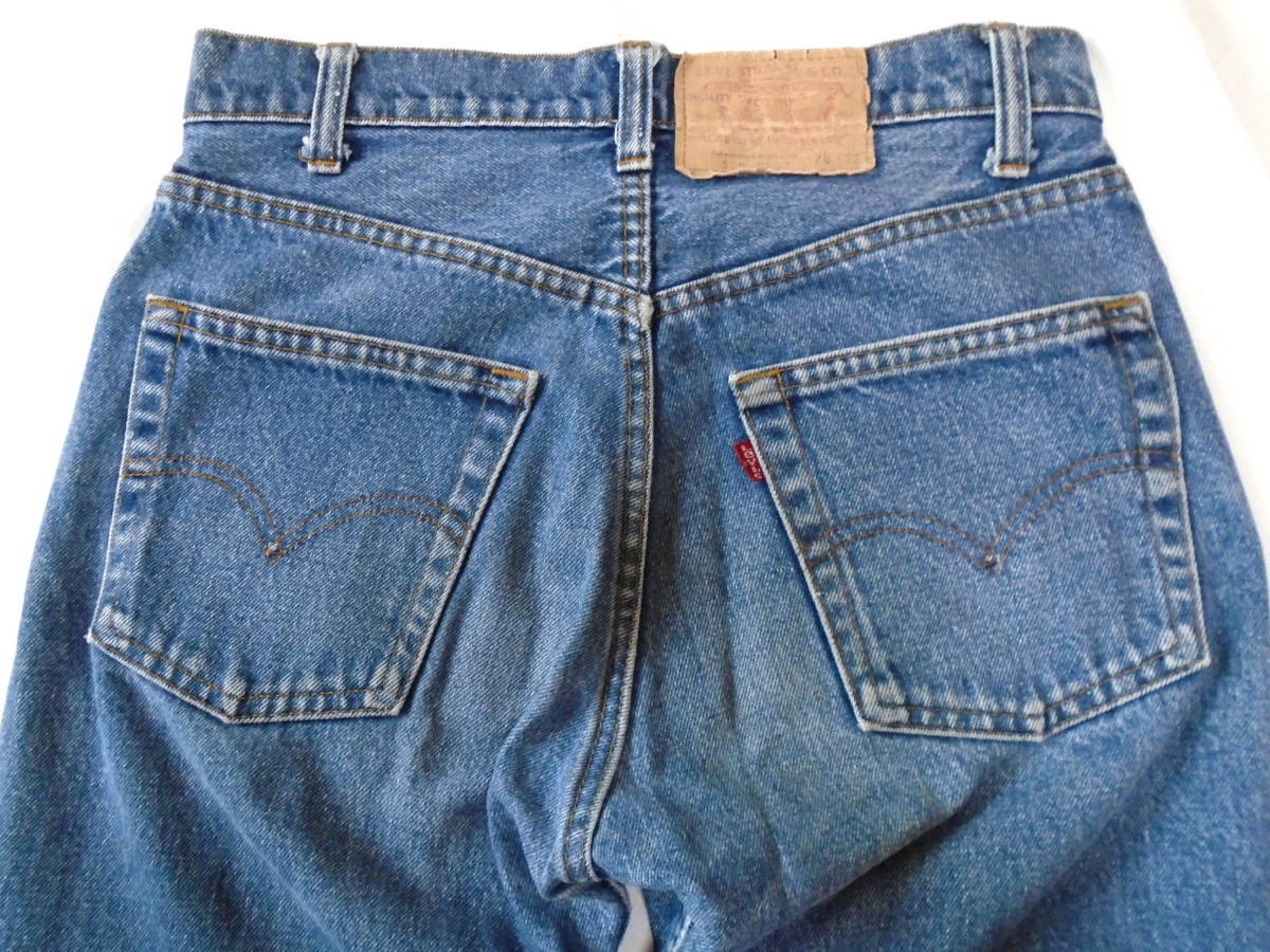 希少 80年代 Levi's 505-0217 赤タブ 金脇割 ハチマル 米国製 (W:28 L:32)_画像4