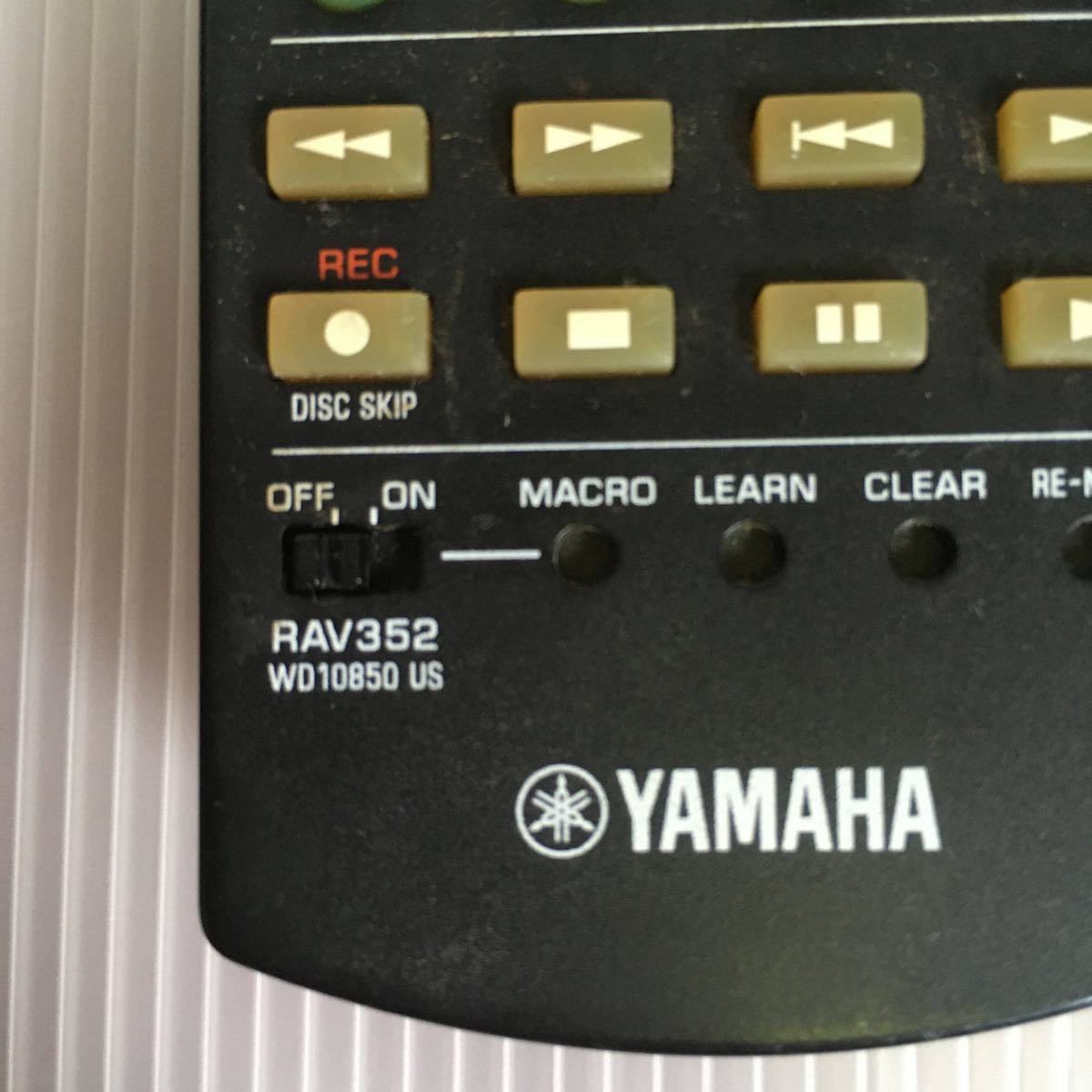 Yahoo!オークション - YAMAHA RAV352 WD10850 US リモコン Yahoo!オークション - YAMAHA RAV352 WD10850 US リモコン