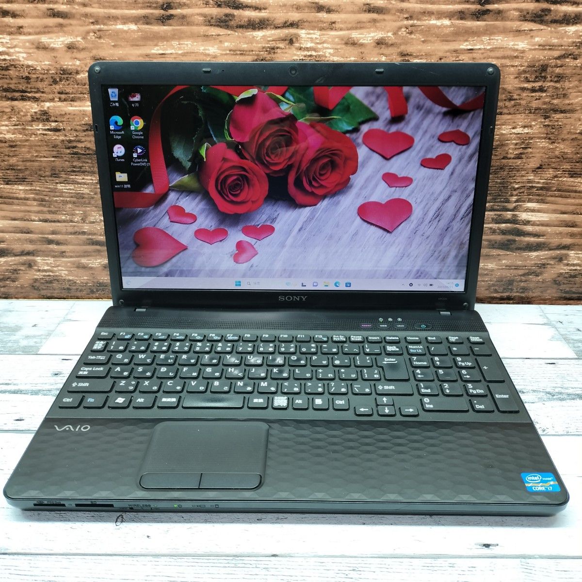 267☆VAIO☆Windows11☆最高峰i7 メモリ16G☆リカバリー付きSSDノート