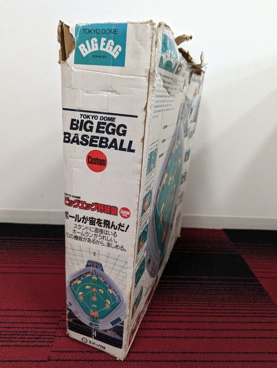 j525506 Epo k фирма Tokyo Dome большой eg бейсбол запись лодка игра бейсбол текущее состояние товар Baseball подлинная вещь Showa Retro с коробкой б/у товар 