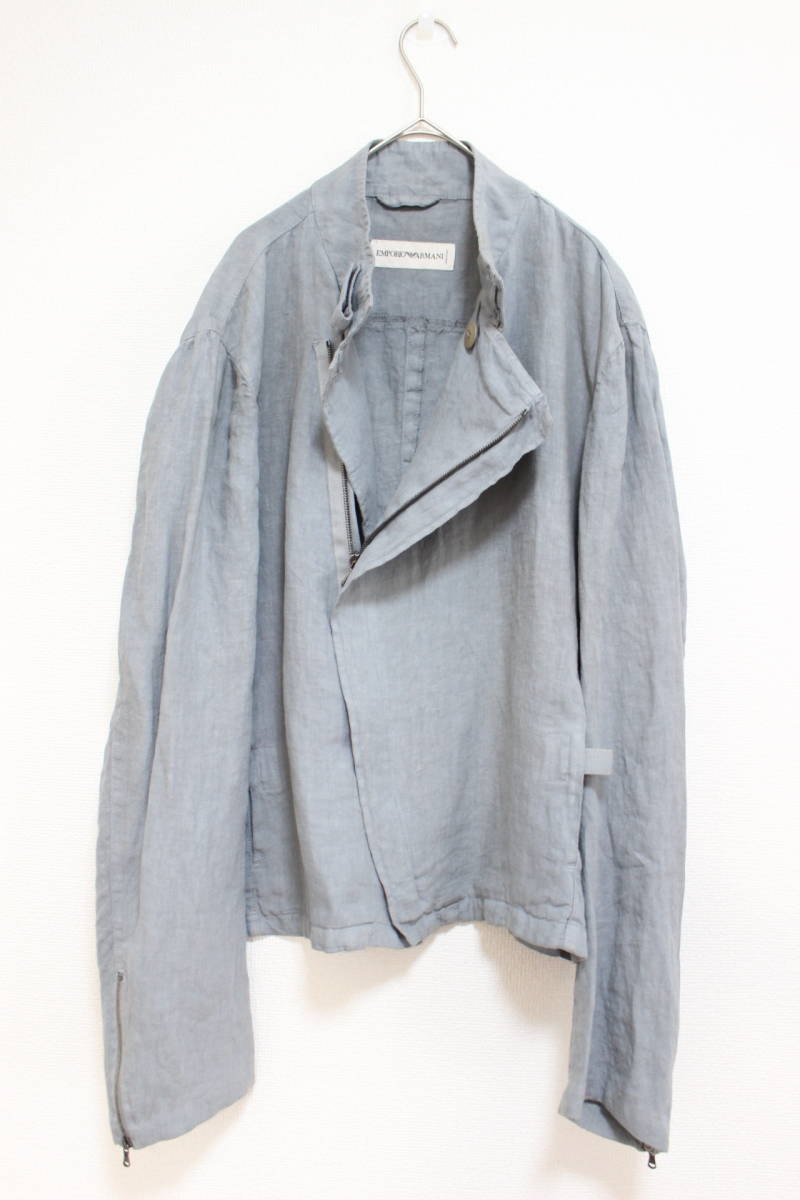 4294 メンズ EMPORIO ARMANI エンポリオアルマーニ 麻 リネン