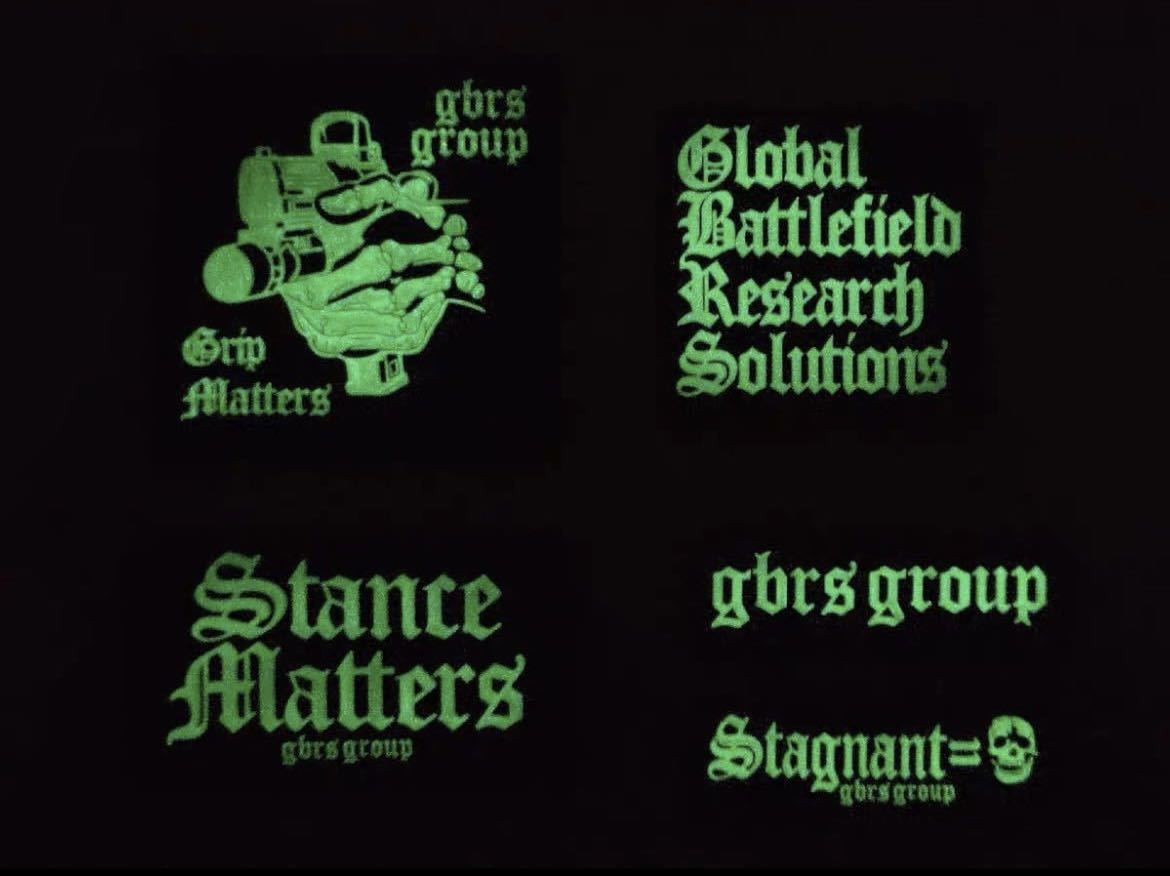 実物GBRS GROUP PVC MORALE PATCH 5枚セットGBRS FOG Spiritus Systems