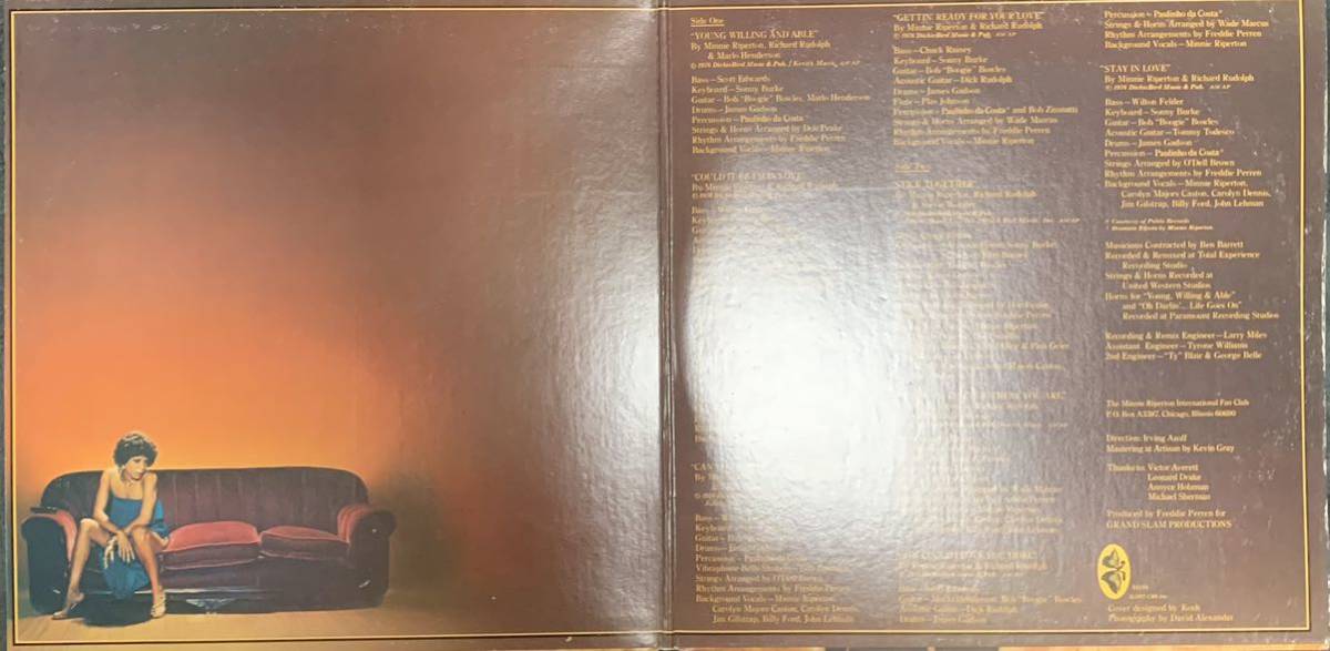 【LP】美盤 1977年 USオリジナル盤 Minnie Riperton/Stay in Love/Epic/PE-84191_画像3