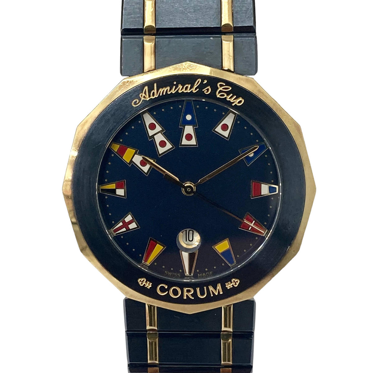 殿堂 コルム CORUM 99.810.31 クォーツ 腕時計 アドミラルズカップ V