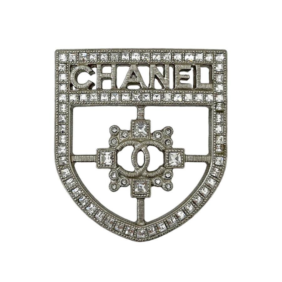 品質は非常に良い CHANEL エンブレムブローチ【中古】 ココマーク