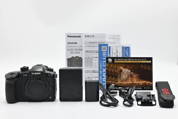 最高の品質の 【新品級】Panasonic ミラーレス一眼カメラ Lumix GH5 ボディ ブラック DC-GH5-K #495 パナソニック 最高の品質の 【新品級】Panasonic ミラーレス一眼カメラ Lumix GH5 ボディ ブラック DC-GH5-K #495 パナソニック