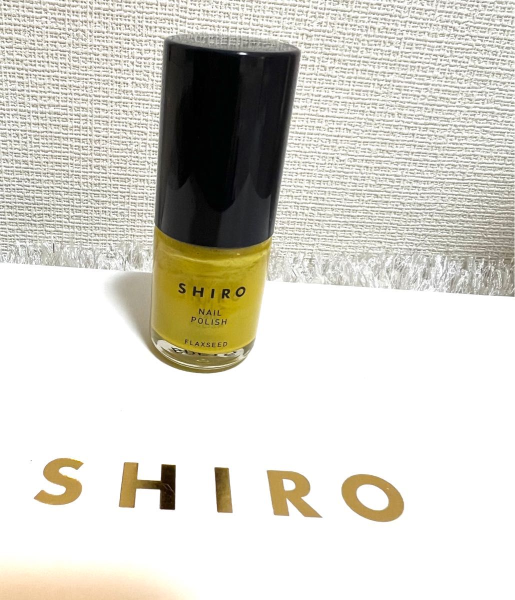 shiro 亜麻ネイル イエロー - ネイルベースコート・トップコート shiro 亜麻ネイル イエロー - ネイルベースコート・トップコート