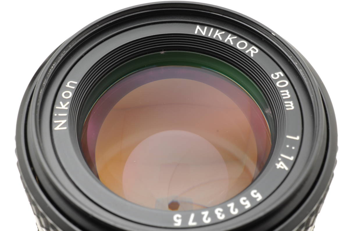 ニコン Nikon NIKKOR 50mm f1.4 Ai-s MF 一眼カメラレンズ 管GG335_画像8