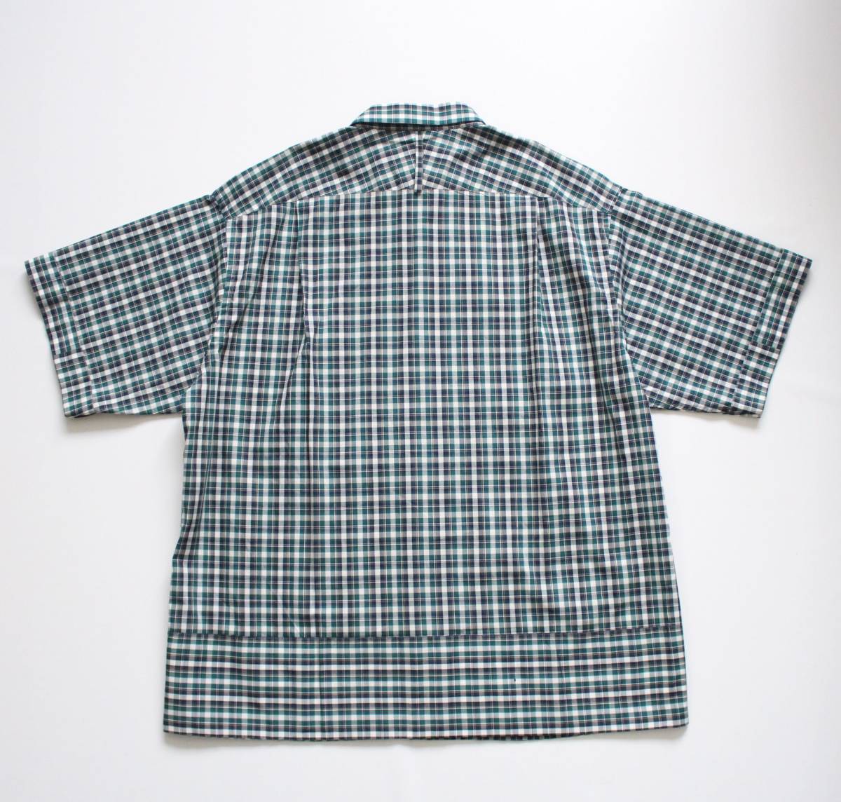  unused [ Jipijapa Jipijapa × B&Y United Arrows ] Liberty tartan check short sleeves shirt 2/M regular price \\17,050 Liberty cotton 