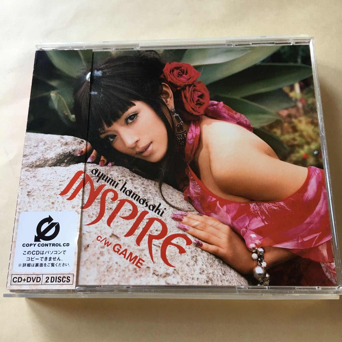 浜崎あゆみ MaxiCD+DVD 2枚組「INSPIRE」_画像1