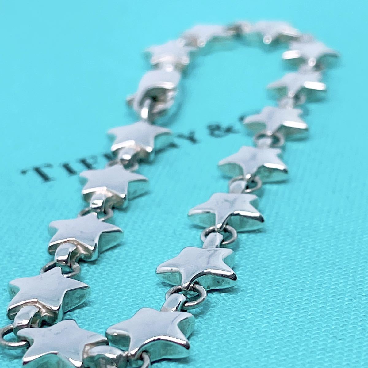 美品】Tiffany & Co. ブレスレット パフスター 箱付き ☆磨き済