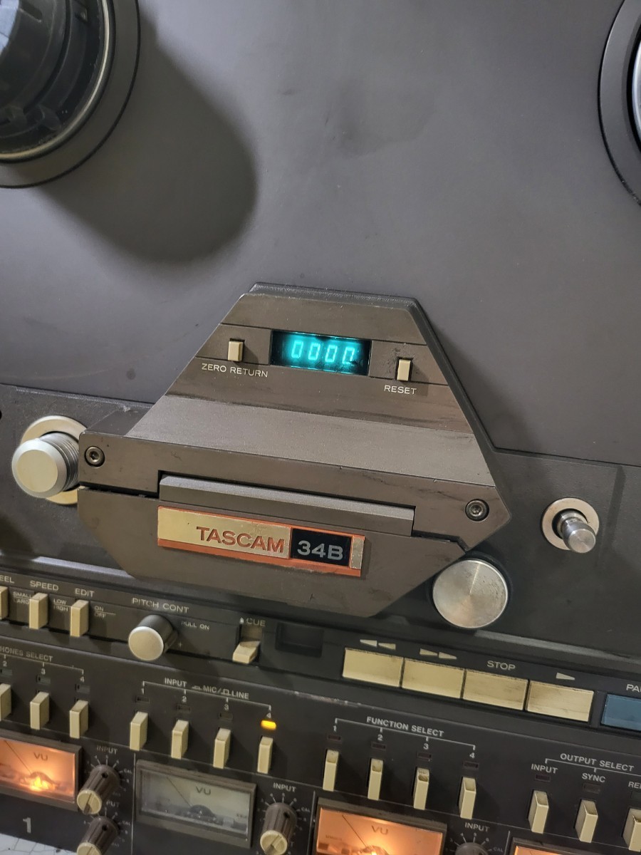 TEAC ティアック 34B オープンリールデッキ TASCAM オーディオ機器 音響機器 品 現状にて 稼働未確認 - オーディオ機器