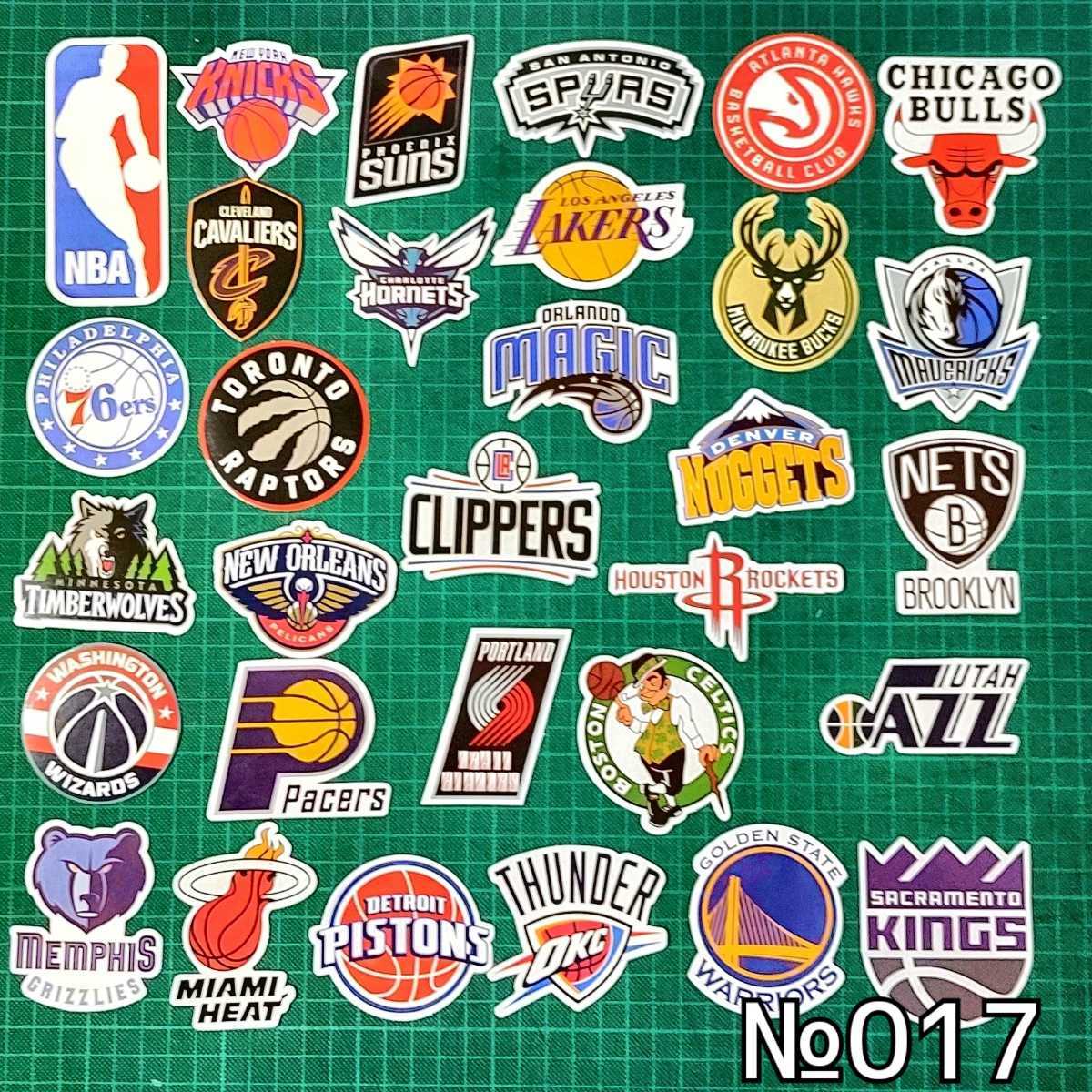 NBA チーム ロゴ ステッカー セット バスケ バスケットボール アメリカ