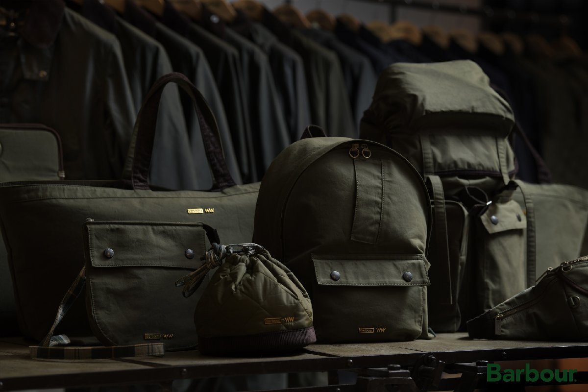 Barbour Bab a-× WACCOWACCOwakowako специальный заказ рюкзак рюкзак BAG OLIVE оливковый 