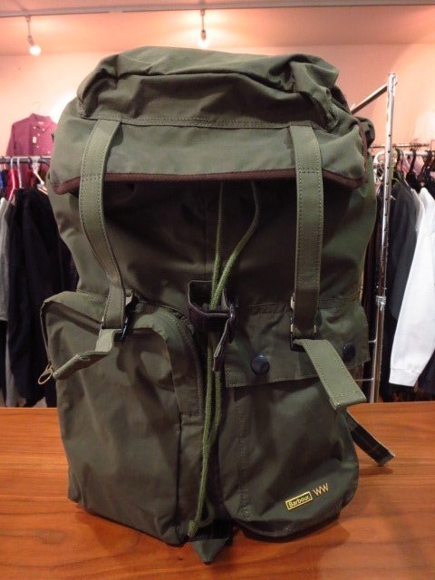 Barbour Bab a-× WACCOWACCOwakowako специальный заказ рюкзак рюкзак BAG OLIVE оливковый 