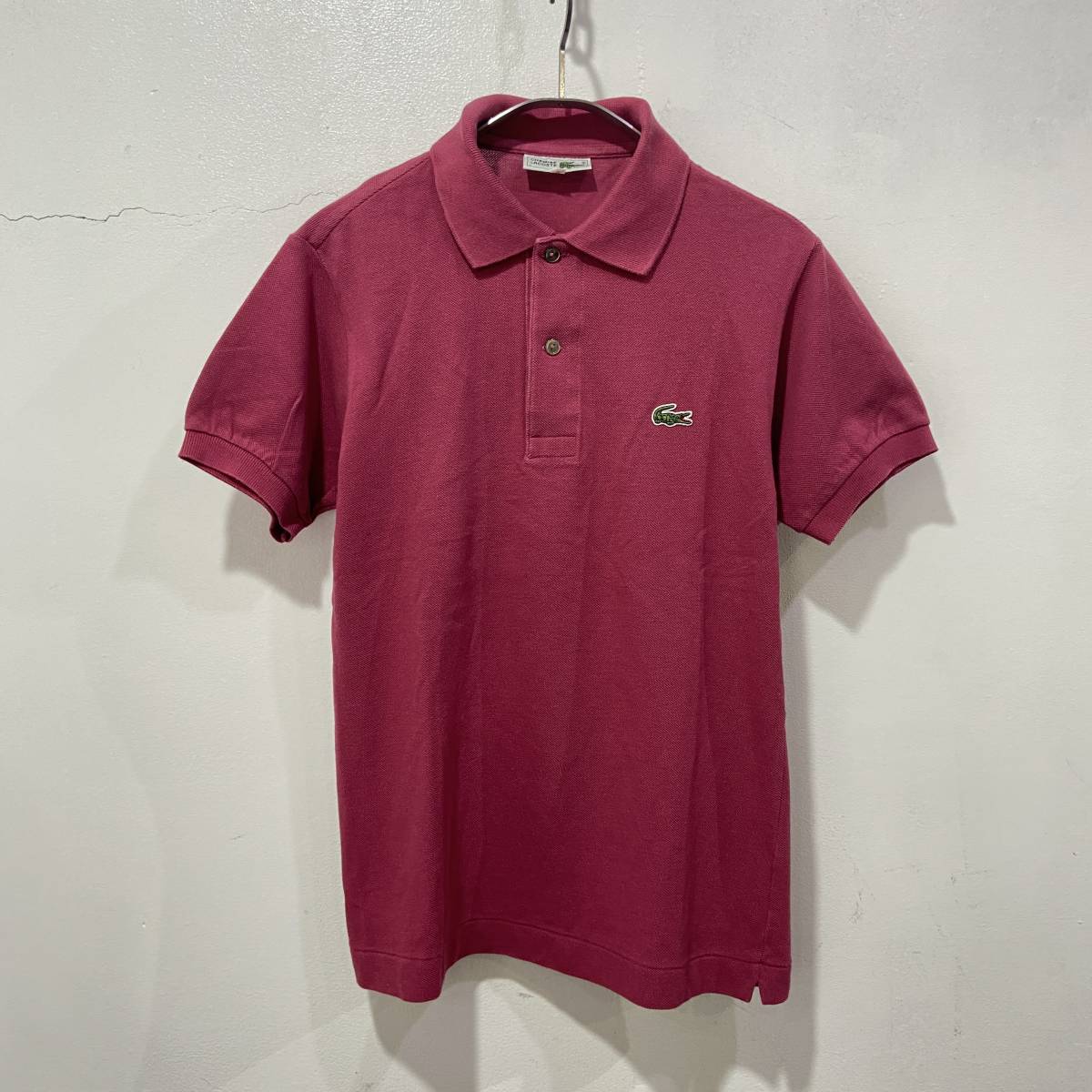 ☆送料無料☆LACOSTEラコステ☆70ｓ☆鹿の子ポロシャツ☆フレンチラコステ☆フレラコ☆２☆F23