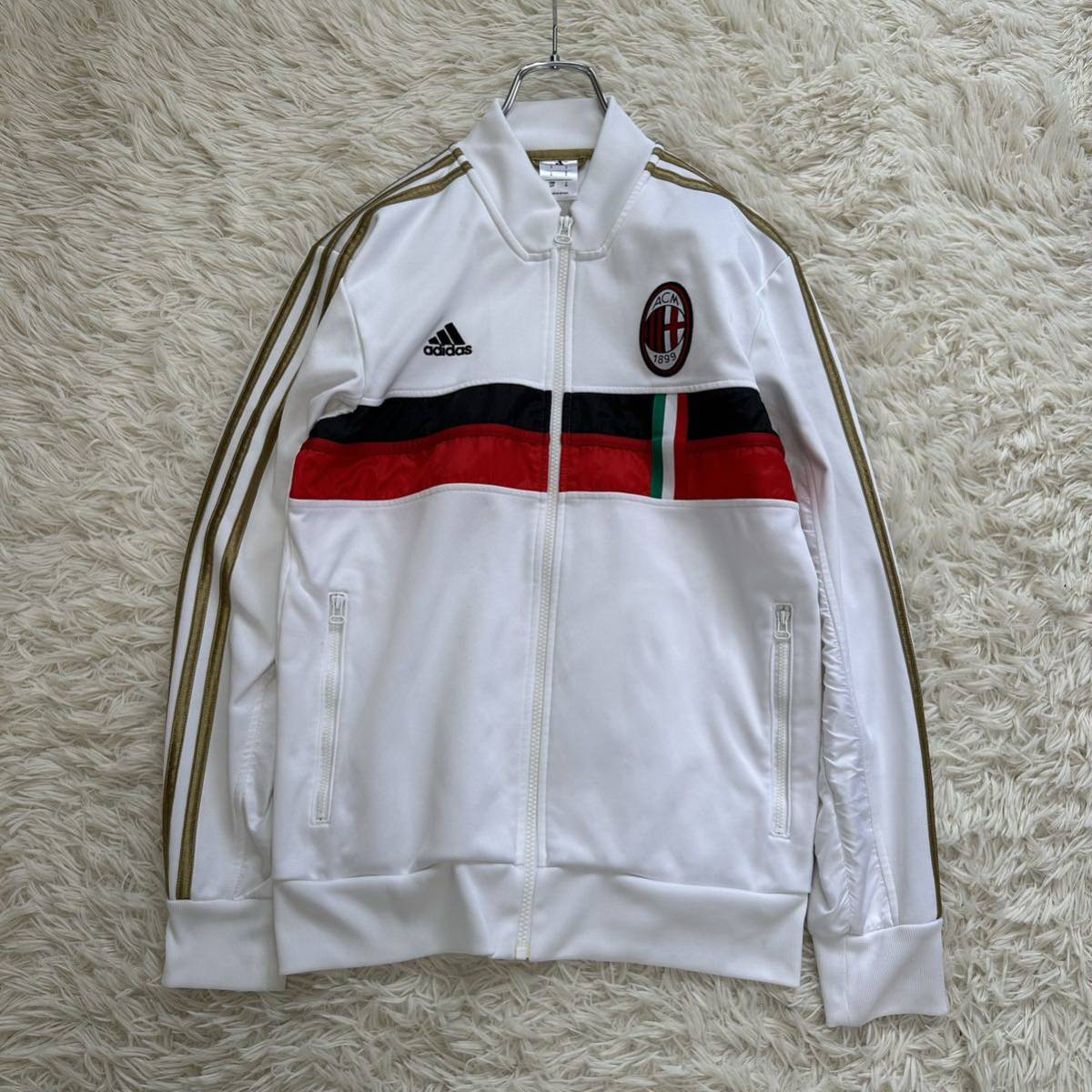 格安新品 【adidas】アディダス M ホワイト ジャージ トラック