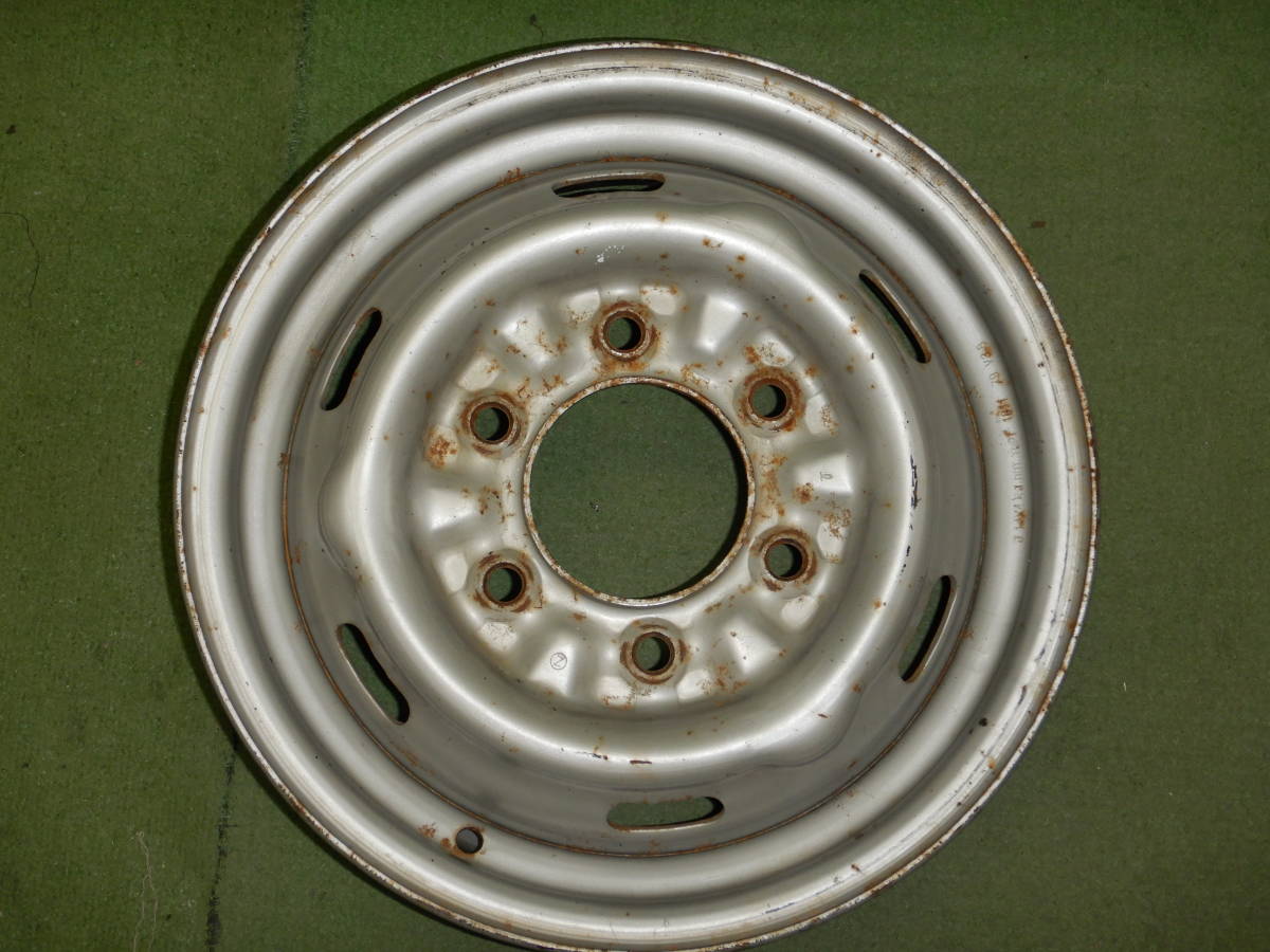 ★TOPY 10 11 79 V3.8 スチルホイール★J14×4.5JJ OFF+40 PCD139.7-6H ハブ徑:93mm ガリ傷、汚れ等あり 1本 