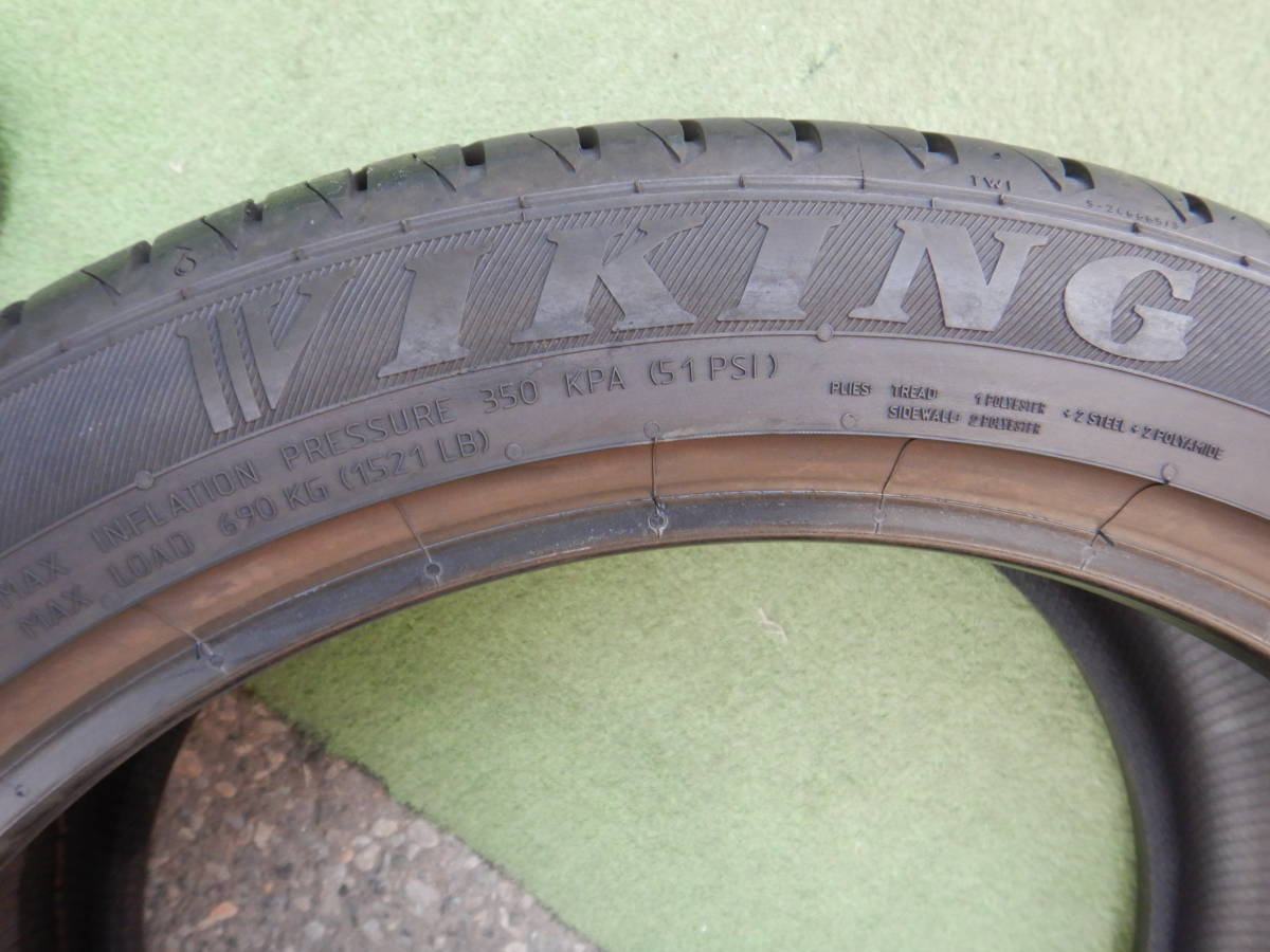 ★VIKING PROTECH New Gen★225/45R18 95Y 残り溝:未使用に近い(8.1mm以上) 2019年 2本 MADE IN GERMANY_画像4