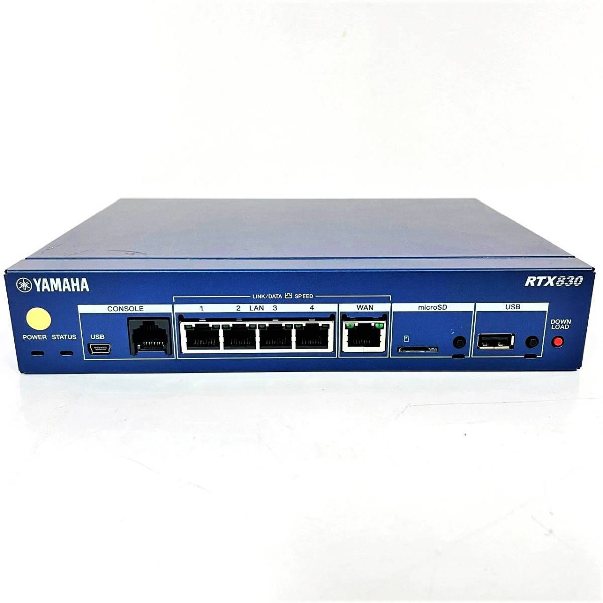 周辺機器 955【通電OK】YAMAHA RTX830 ギガアクセス VPN ルーター 小規模拠点向け USBmini YNO DPI対応  オンラインオファー