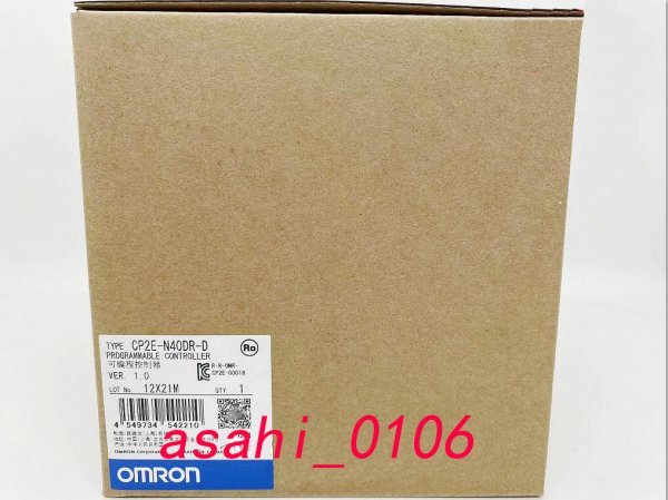 新品 OMRON/オムロン CP2E-N40DR-D プログラマブルコントローラ-