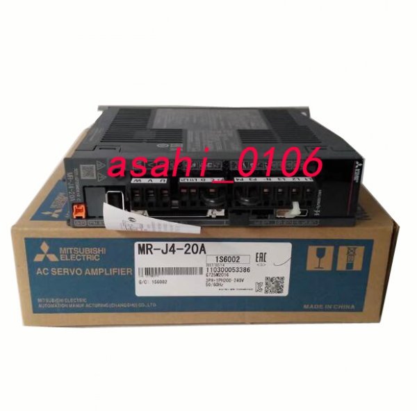 新品 MITSUBISHI/三菱 MR-J4-20A ACサーボアンプ_画像1