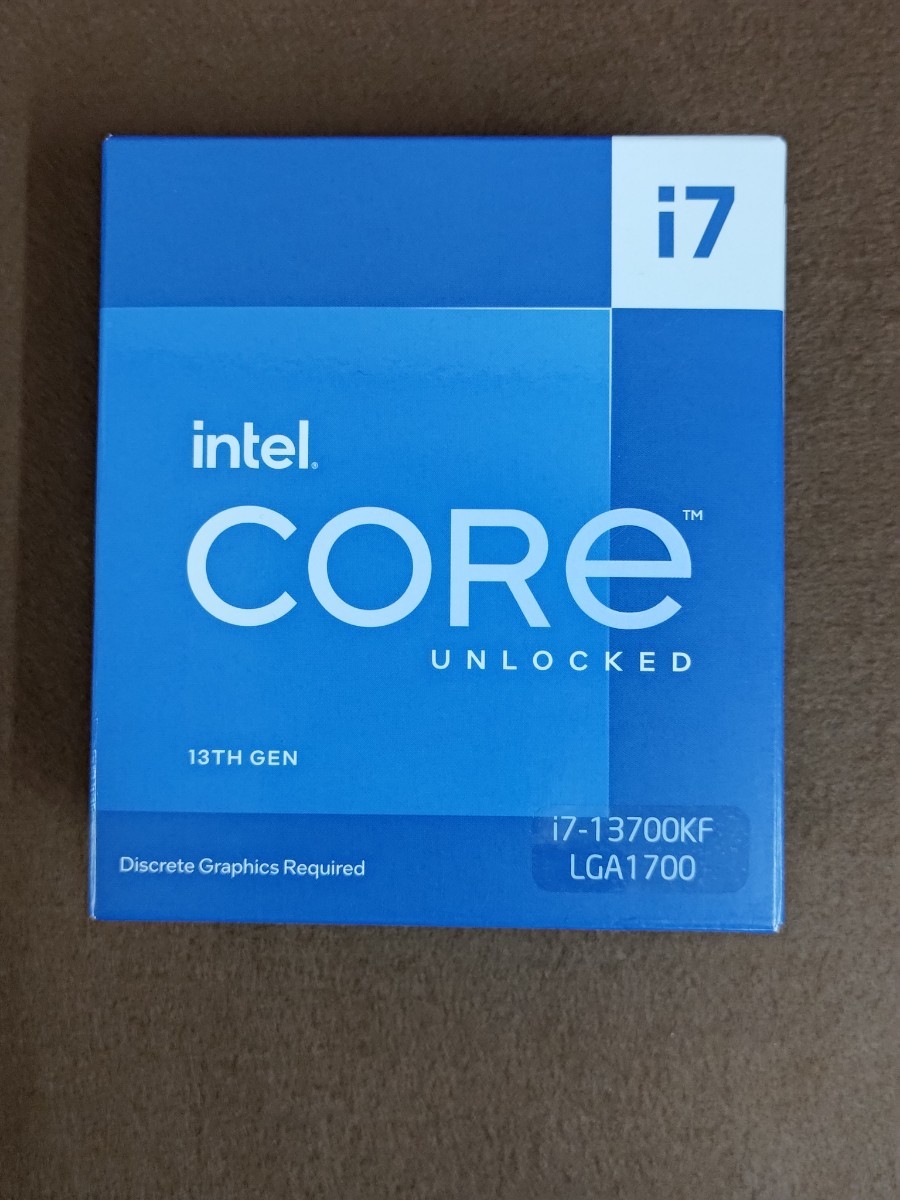 新品未使用未開封 intel インテル cpu core i7 13700KF BOX lga1700