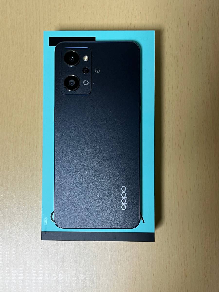 美品】OPPO Reno7 A スターリーブラック 本体 SIMフリー ワイモバイル