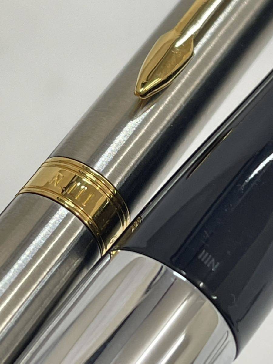 KT0623 PARKER/パーカー 万年筆 ペン先18K 1本 ボールペン 4本 合計5本