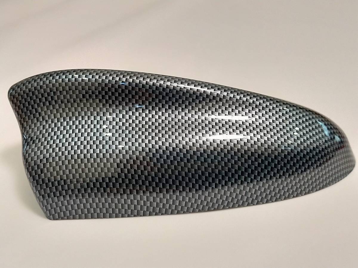 #5 all-purpose dolphin antenna Shark fins antenna carbon pattern black lustre Nissan Toyota Mazda Honda DIY carbon black 