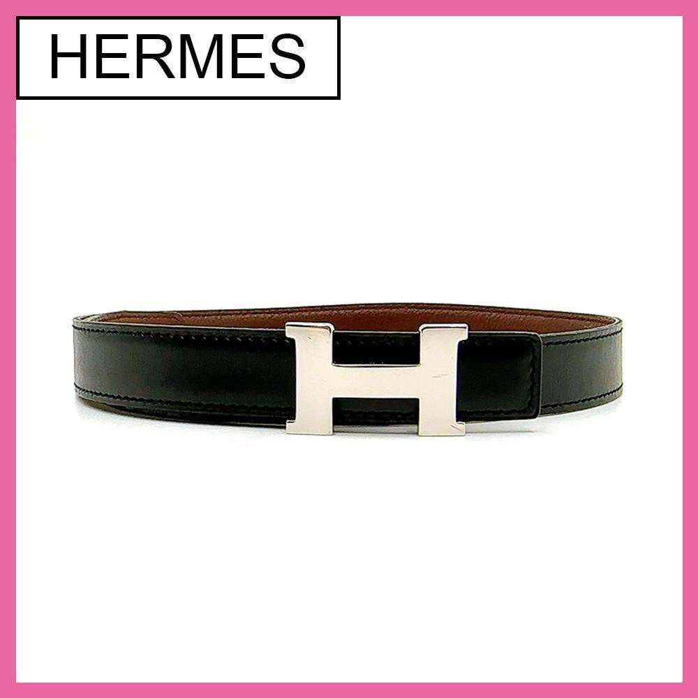 エルメス HERMES コンスタンス Hベルト 黒 D刻印 レディース ブランド