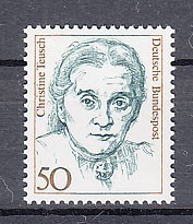 西ドイツ 1986年未使用NH 普通切手/著名女性/政治家/トイシュ#1304_画像1