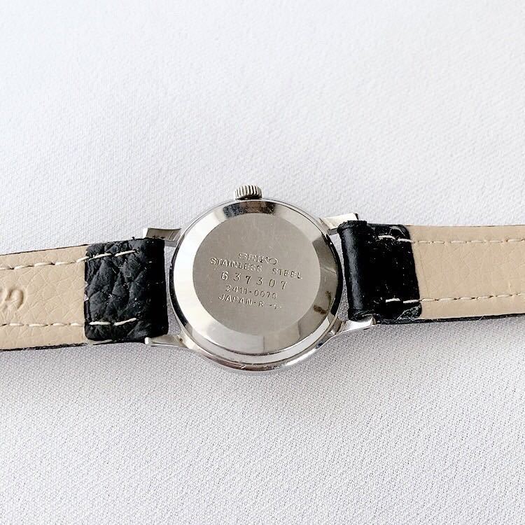 SEIKO 23石 2411-0070 レディース自動巻/手巻き腕時計 稼動品 SEIKO 23石 2411-0070 レディース自動巻/手巻き腕時計 稼動品