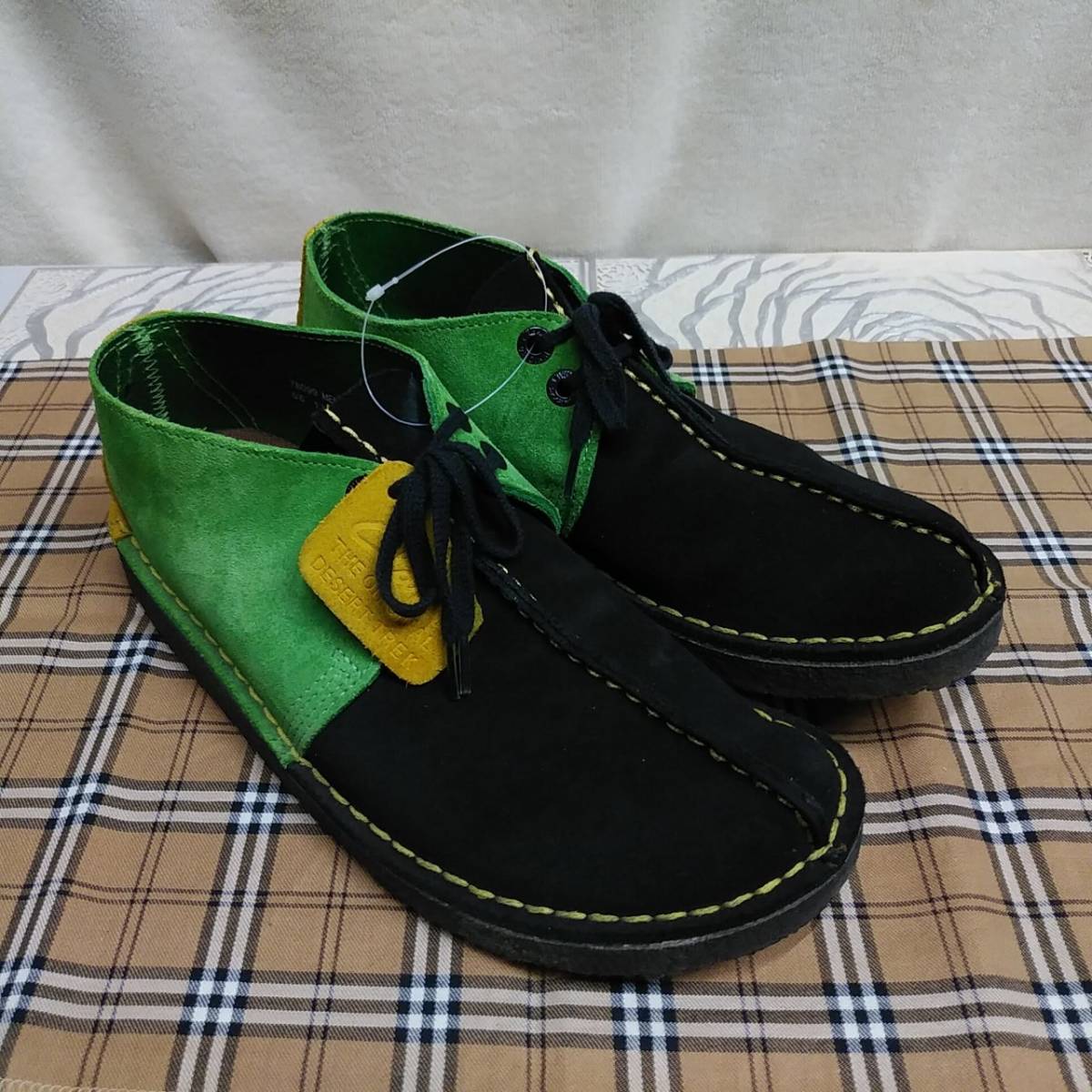 クラークス デザートトレック 8 1/2 ジャマイカ ラスタカラー clarks