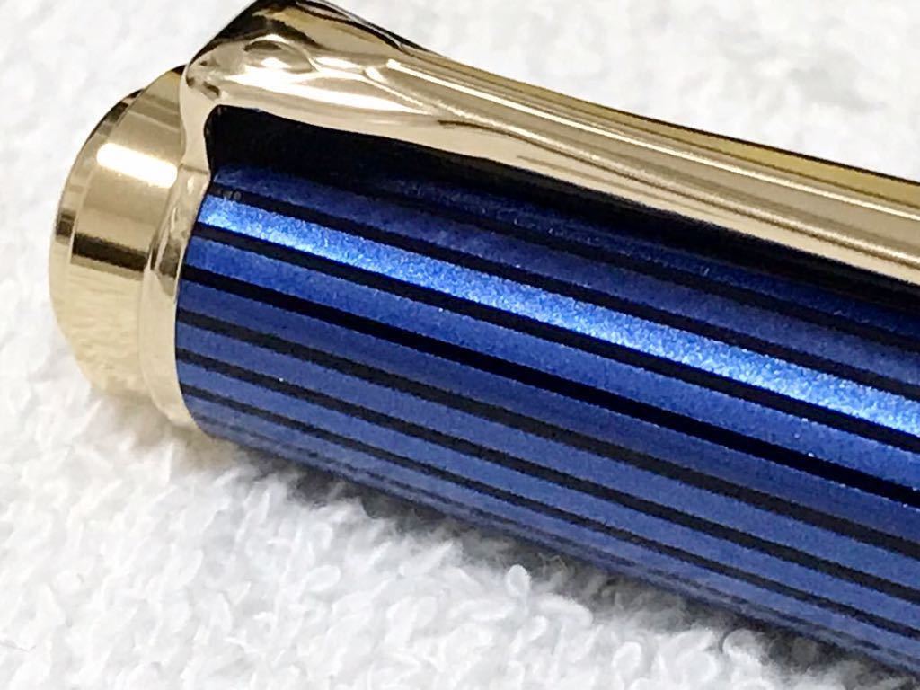 K804 [ не использовался хранение товар ] пеликан Hsu be полоса шариковая ручка K800 синий . с ящиком 