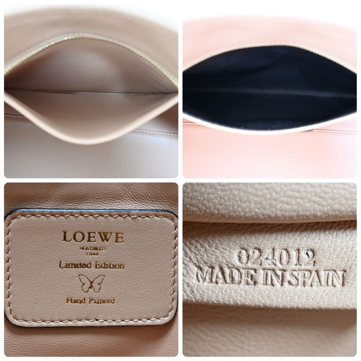 LOEWE ロエベ ミニボストンバッグ アマソナ36 バタフライ ピンク LOEWE ロエベ ミニボストンバッグ アマソナ36 バタフライ ピンク
