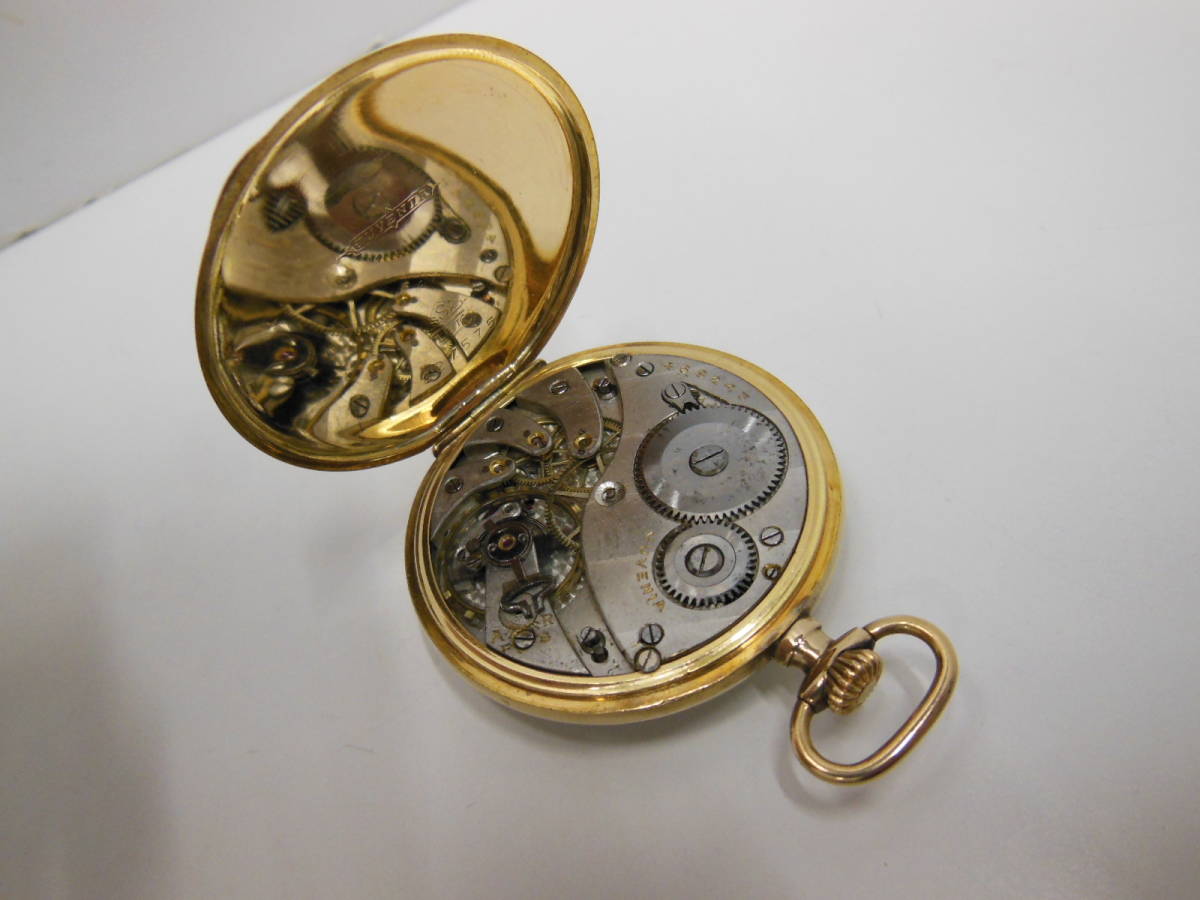 ブランド祭 時計祭 ジュベニア 18K 手巻き 懐中時計 稼働 現状品