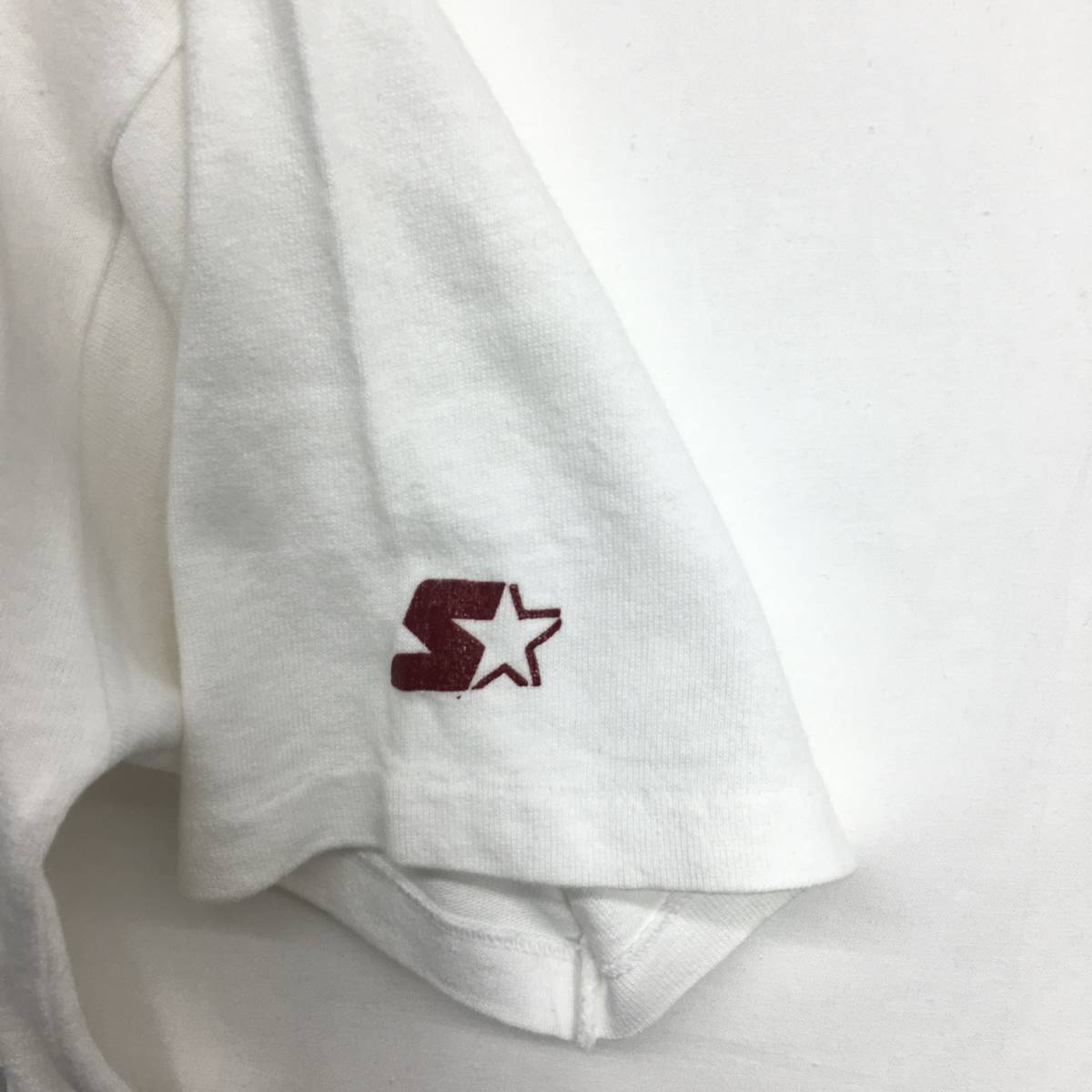 KZ238★STARTER : 80～90's USA製 カレッジプリントTシャツ★S★白 HARVARD UNIVERSITY ハーバード大学_画像4